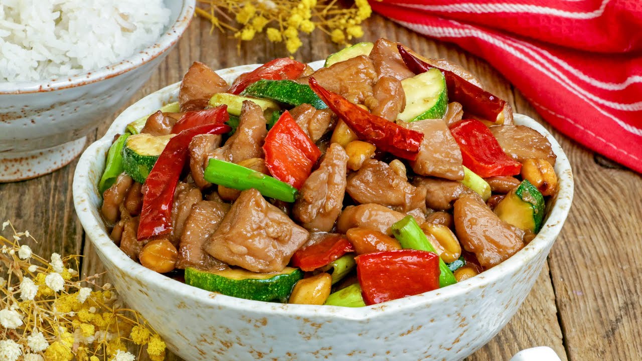 Kung Pao Chicken - Panda Express Style - YouTube