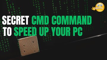 How To Make Your Computer / Laptop Run Faster By Using CMD (Command Prompt)