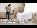 🧼 Kusroie 50 Count Disposable Wet Pads Refill for Wet Jet Spray Mop Review 🧽