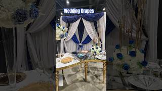 Wedding Drapes #pipeanddrape #eventdraping #weddingbackdrop #shortsvideos