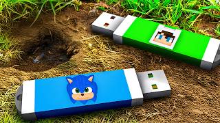Enes Ve Bebek Soni̇c Gi̇zli̇ Usb Sürücüleri̇ni̇ Buldu Minecraft