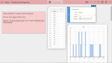 Creating Histograms from Table Data -  (UPDATED VIDEO)