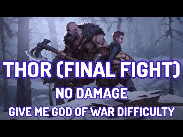 God of War Ragnarok - Thor: Final Fight - Give Me God of War - Onslaught  Shield Gameplay