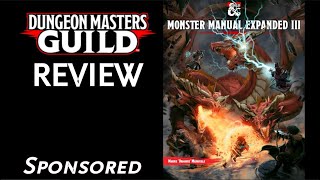 DMs Guild Review - Monster Manual Expanded III [Sponsored]