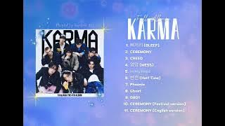 ✩°｡ ⋆⸜ 🎧✮ Full Album KARMA - Stray Kids ✩°｡ ⋆⸜ 🎧✮ playlist by @qufnh_801. ‧˚₊⋅𐙚⋅₊˚ ‧