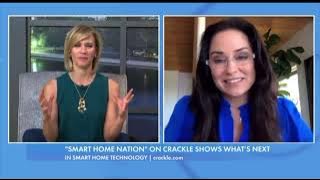 Tanya Memme gets interviewed about being the host of “Smart Home Nation” on CrackleTV