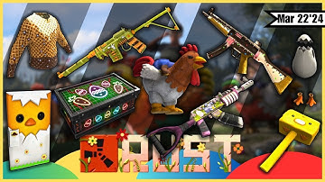Rust New Skins/Chicken Costume/Easter SAR/Egg door/Easter Neon Large Box/Happy Easter AK47 & More