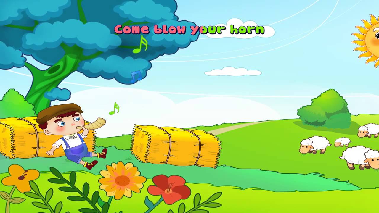 Little Boy Blue Lyrics Nursery Rhymes Kids Songs [Ultra 4K Video