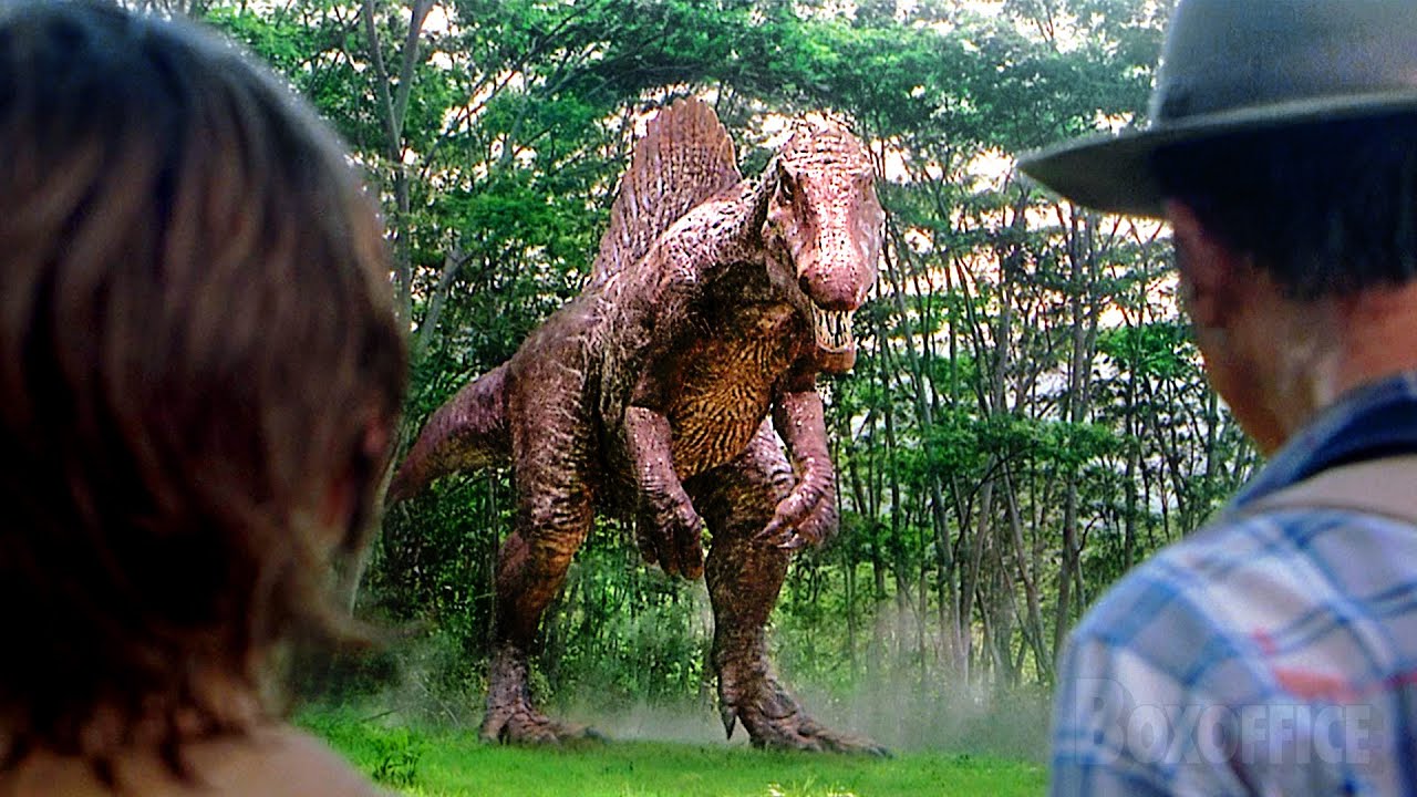 L'attacco dello Spinosauro | Jurassic Park III | Clip in Italiano