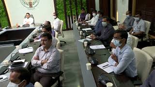 CM YS Jagan holds review meeting on Covid-19 Control and Prevention Vaccination at camp office