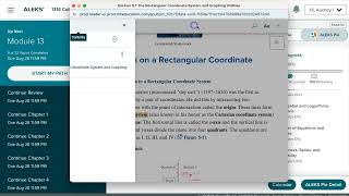 ALEKS Student View- Accessing the E-Book