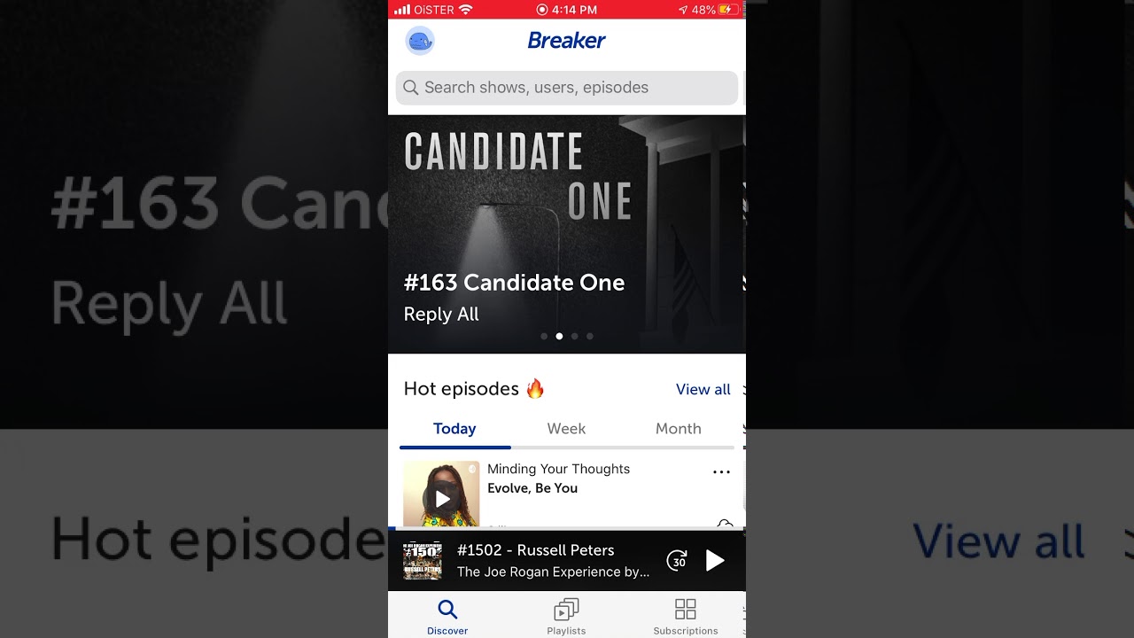How to DELETE ACCOUNT in BREAKER app?
