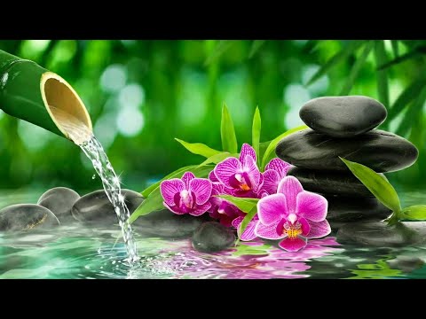 Beautiful Relaxing Piano ★ Deep Sleeping Music - Water Sound, Meditation Music