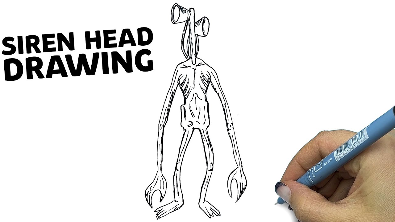 how to draw siren head bodies｜Pesquisa do TikTok