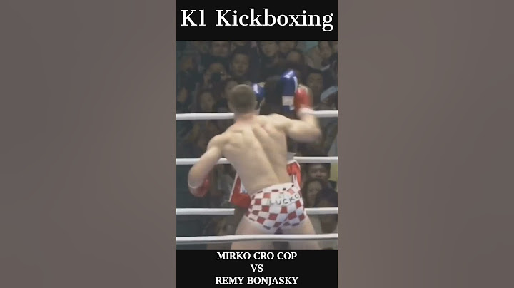 K1 - MIRKO CRO COP VS REMY BONJASKY #shorts