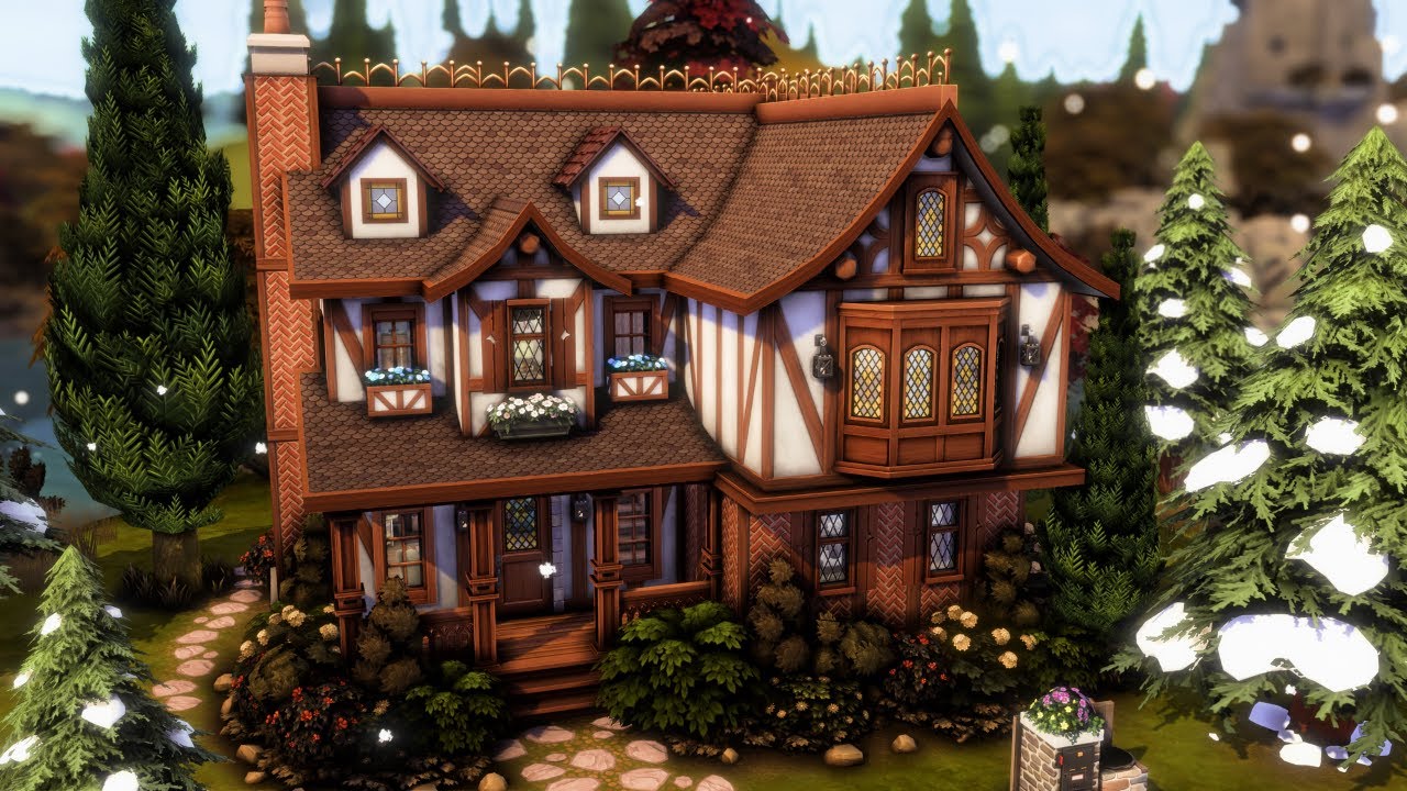 Cozy Family Cottage 🌲 The Sims 4 Speed Build | No CC - YouTube