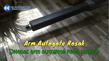 Autogate Kena Langgar – Arm Autogate Rosak