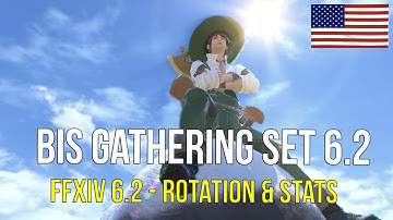 FFXIV 6.2 - Best Materia Gathering Set! Meld Guide + Harvesting Rotations