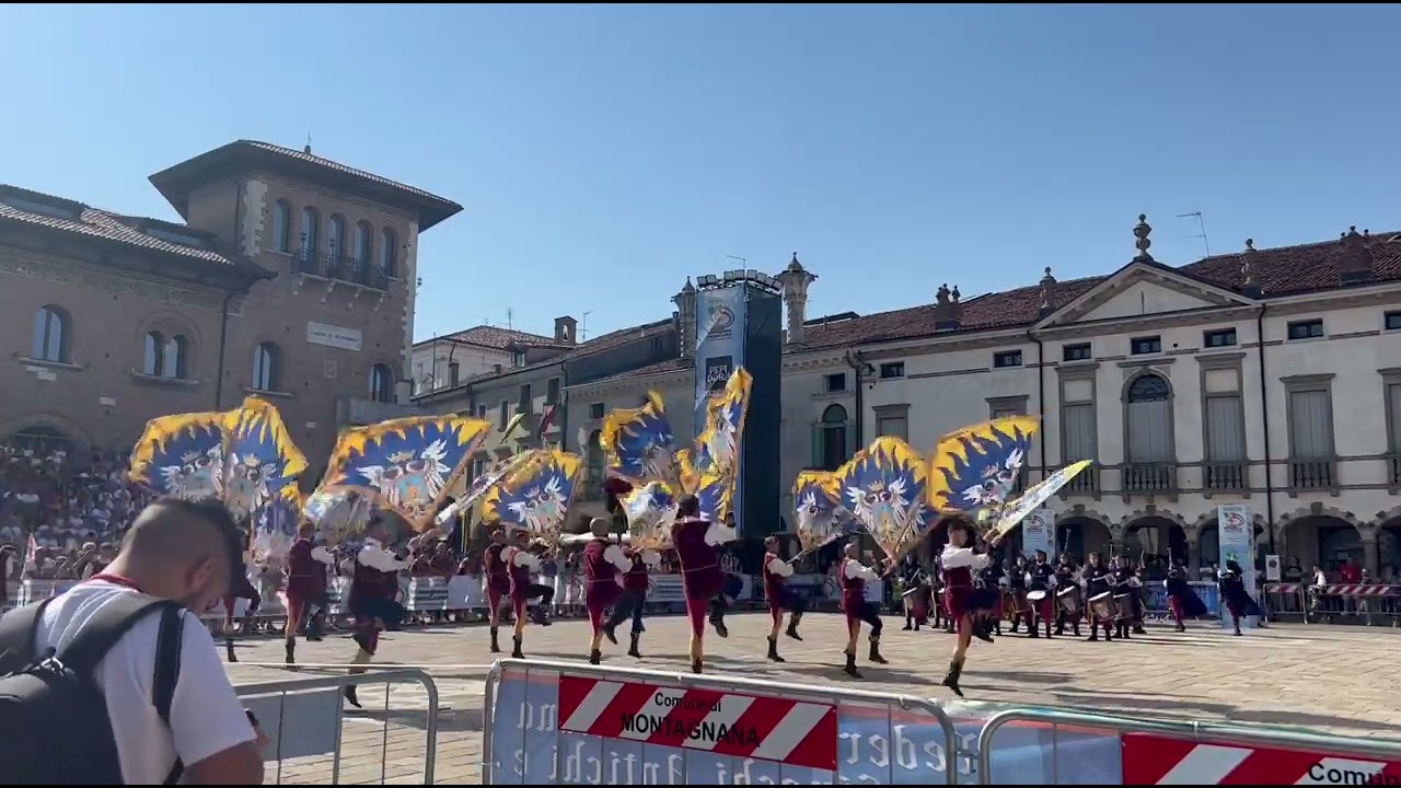 TENZONE AUREA MONTAGNANA 2023 GRANDE SQUADRA SBANDIERATORI E MUSICI CITTÀ DI ORIA