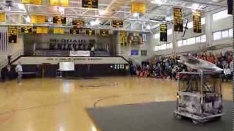 FRC Team 3173 cranks up the Frisbee shooter!