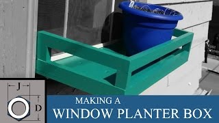 Happy Spring! The inspiration for this planter box came from an Air Conditioner. This one attaches to the window sill without 