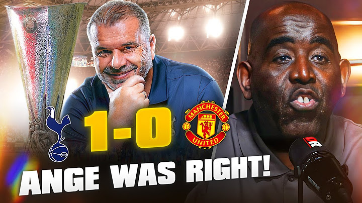 ANGE WAS RIGHT! SPURS WINS TROPHY Tottenham Hotspur 1-0 Man United | Europa League Final HIGHLIGHTS!