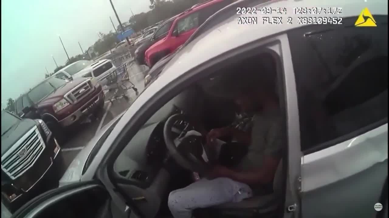 Sheriff: Video shows Volusia man passed out in car as toddlers run ...