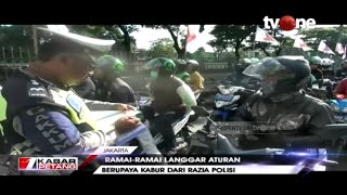 Download lagu Ramai-ramai Terobos Jalur Transjakarta, Pengendara Nakal Antre Ditilang | tvOne