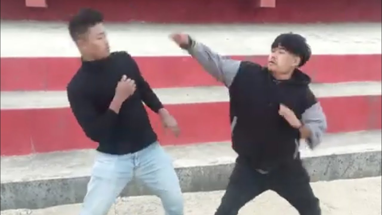 Hand Combat Fighting Skills || Tony Sangboi & Joseph Samte - YouTube