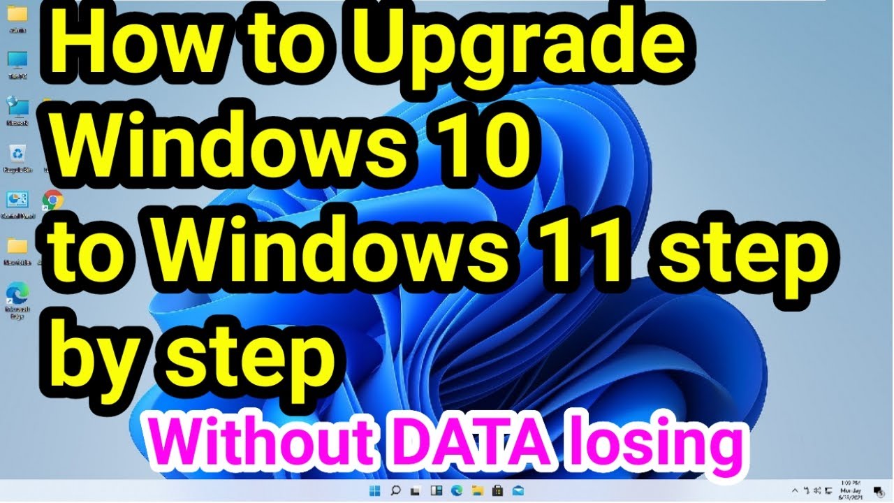 how to upgrade windows 11 from windows 10 without data loss - YouTube