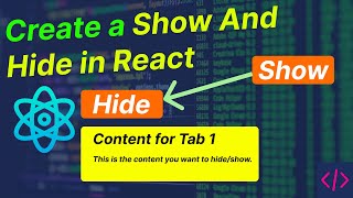 React JS Tutorial - Basic to Advance  🔥  Hide, Show and Toggle in ReactJs || Ujjwal Technical Tips