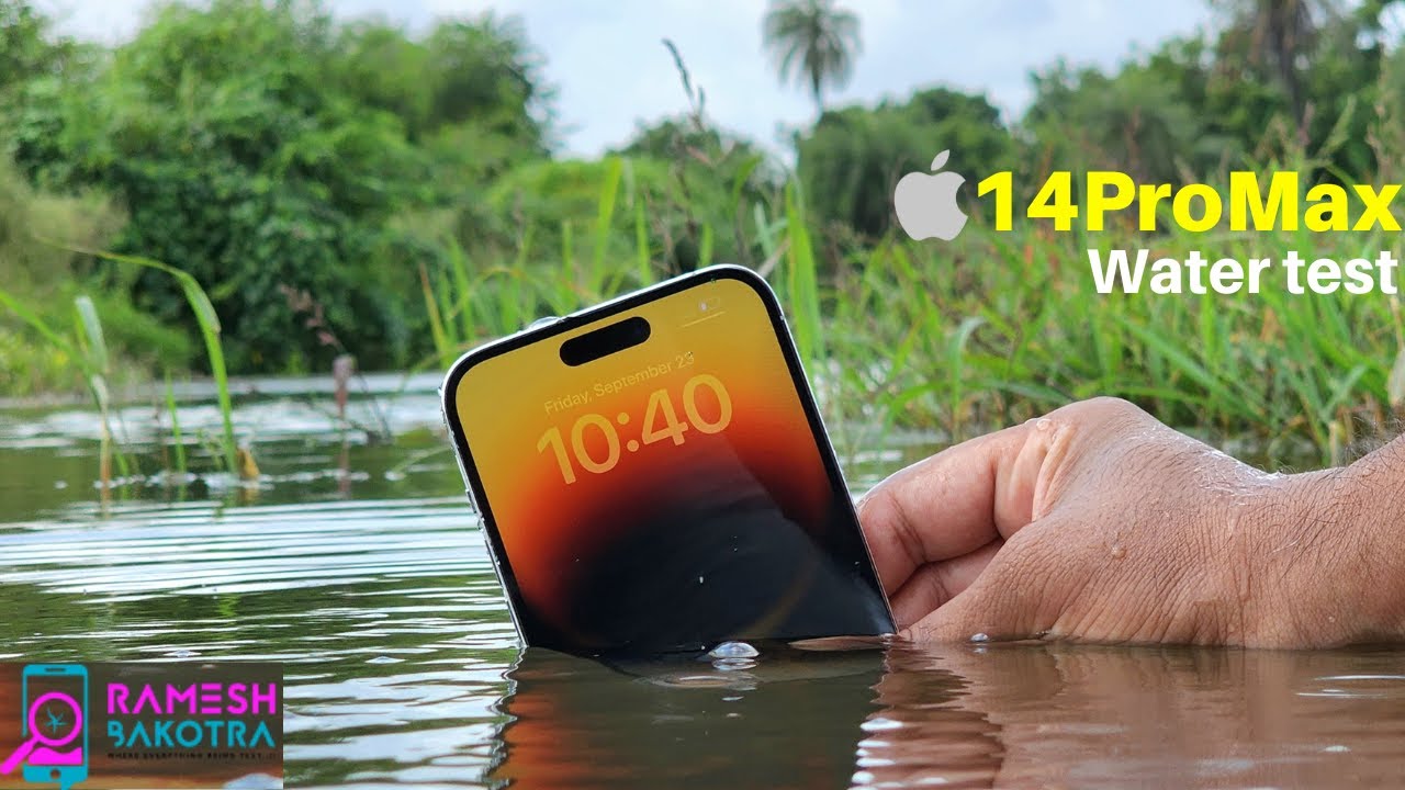 How do I use my iPhone 14 Pro Max under water?