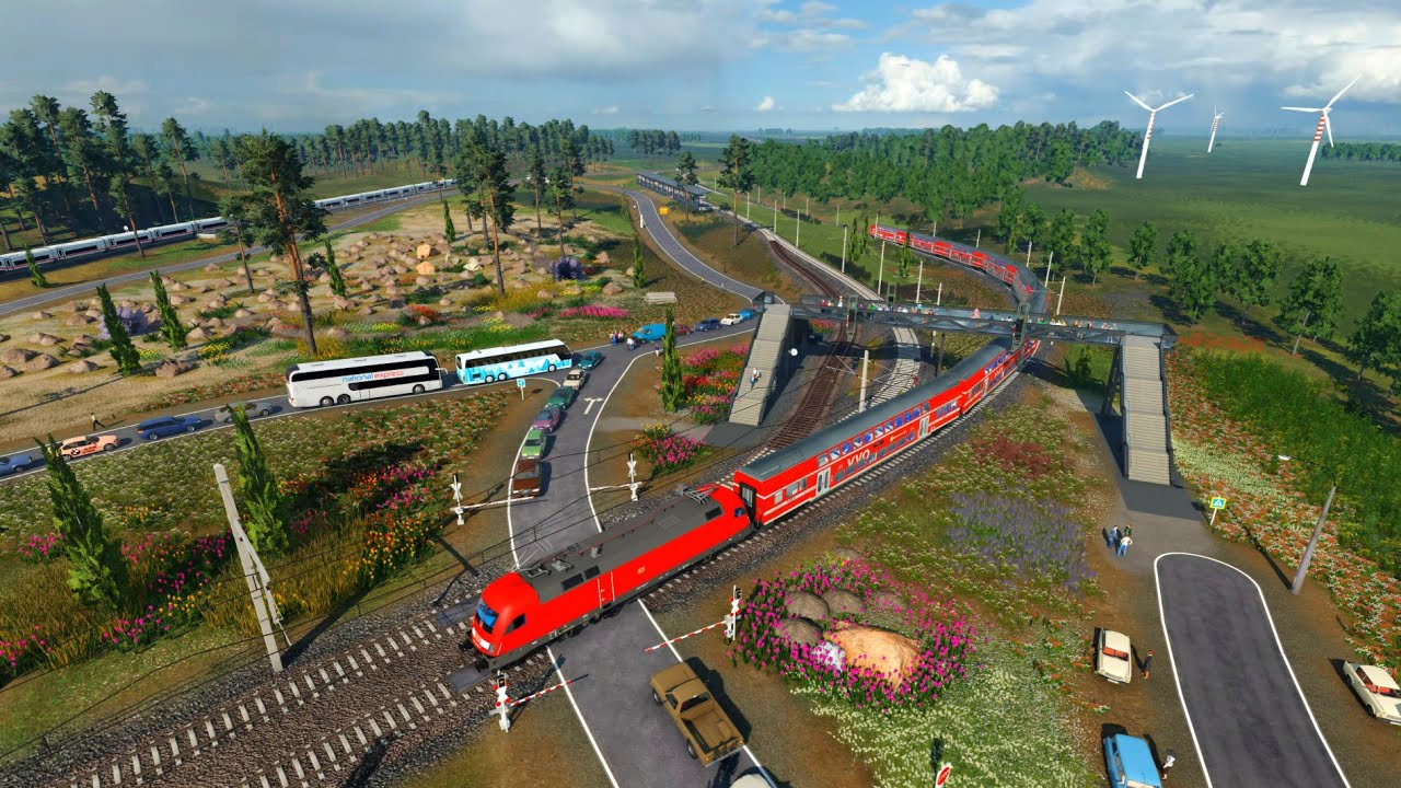 Transport Fever 2: Der Bahnübergang Teil 1201