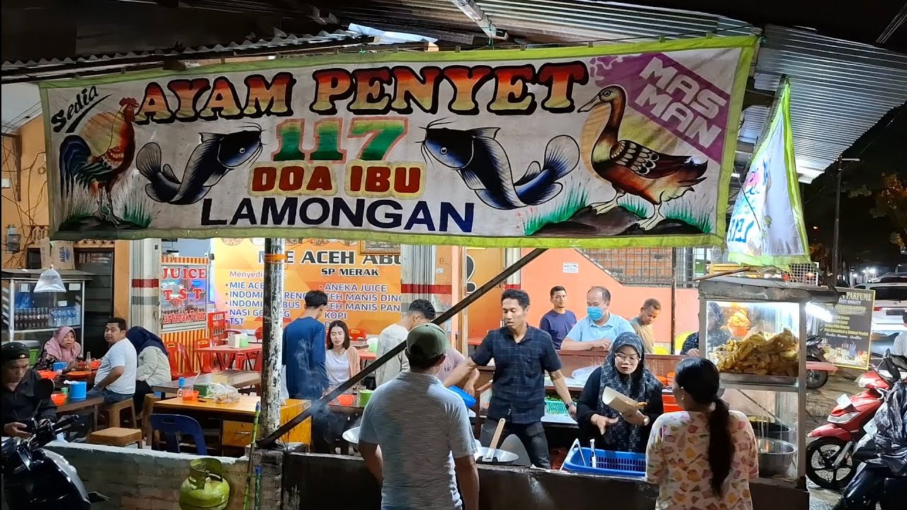 AYAM PENYET 117 DOA IBU LAMONGAN | POTONGAN AYAMNYA BESAR | #kulinermedan #medankuliner #ayampenyet