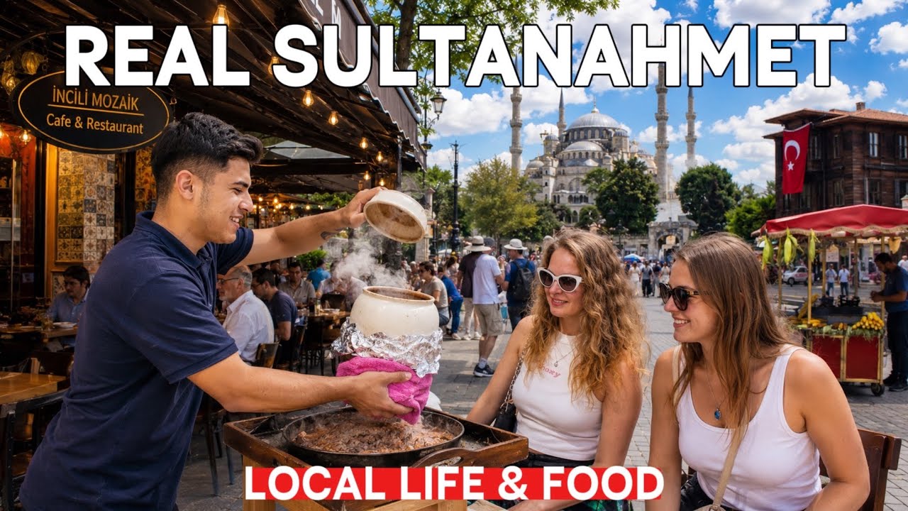 Istanbul Turkey 2026 4K Walking Tour | Sultanahmet, Blue Mosque, Hagia Sophia & Street Life