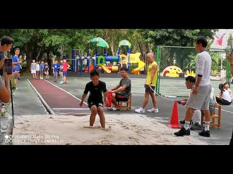 1081024龍安國小跳遠比賽~祁叡第三名