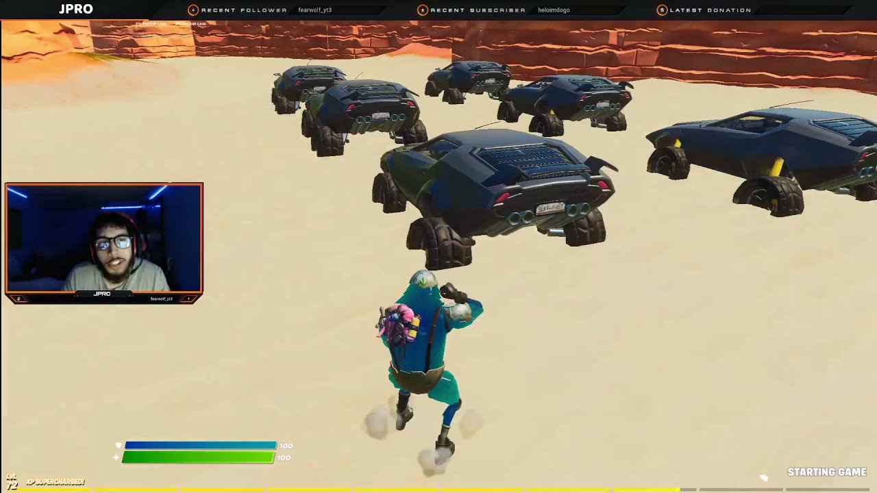 Car Racing Fortnite Creative MAP (2-6 Players)