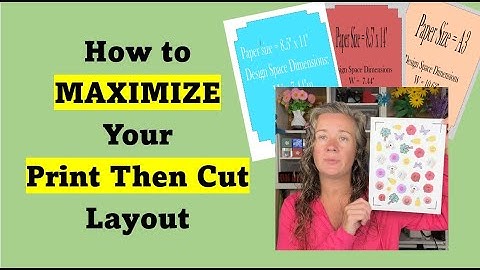 Maximize Print Then Cut Layout - Free Template
