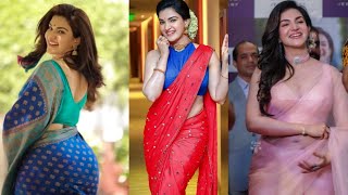 Honey Rose Beautiful In Saree