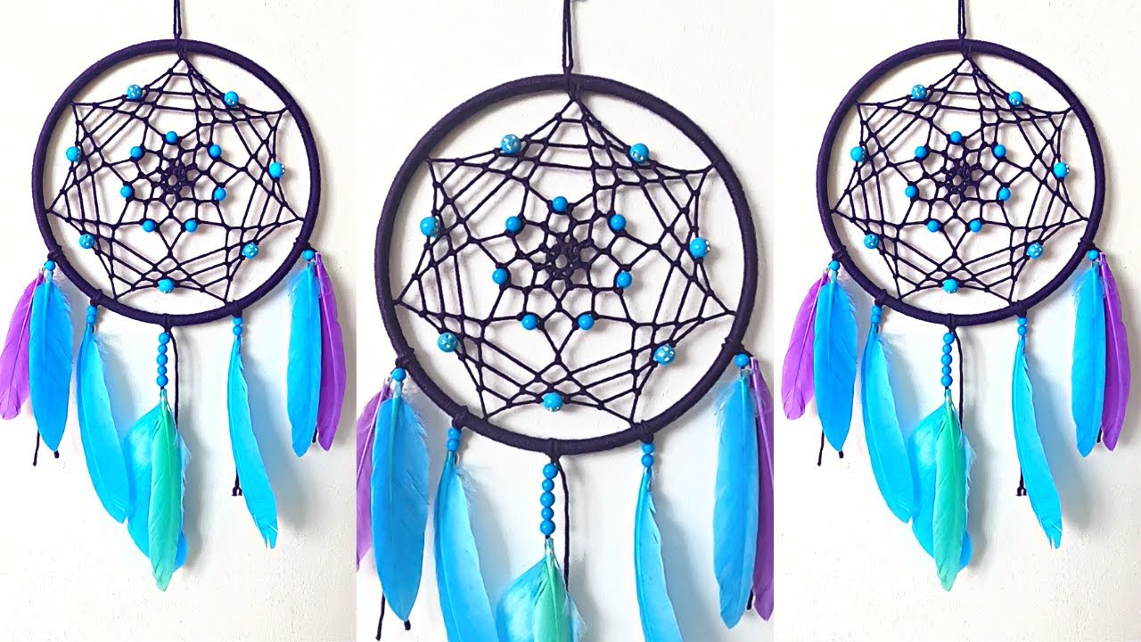 ☮ DIY ATRAPASUEÑOS FÁCIL Y SENCILLO (paso a paso) | HOW TO MAKE AN EASY DREAMCATCHER (step by step)