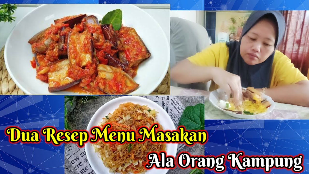 MENU SIMPLE⁉️BALADO TERONG🍆 MIE GORENG🍝RAOS PISAN‼️