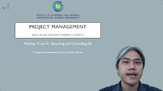 Project Management : Execution And Controlling Part 3