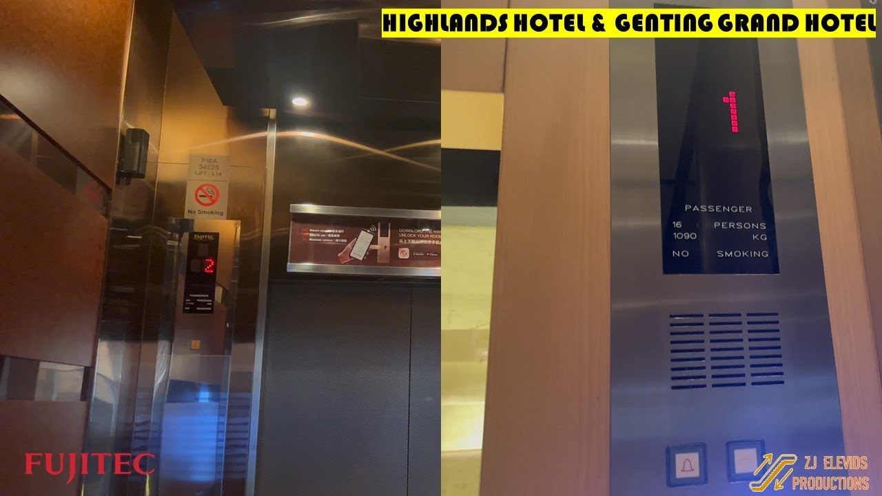【No Ride】Different Fujitec Lifts at Highlands Hotel & Genting Grand Hotel, G.Highlands, PHG, M'sia.