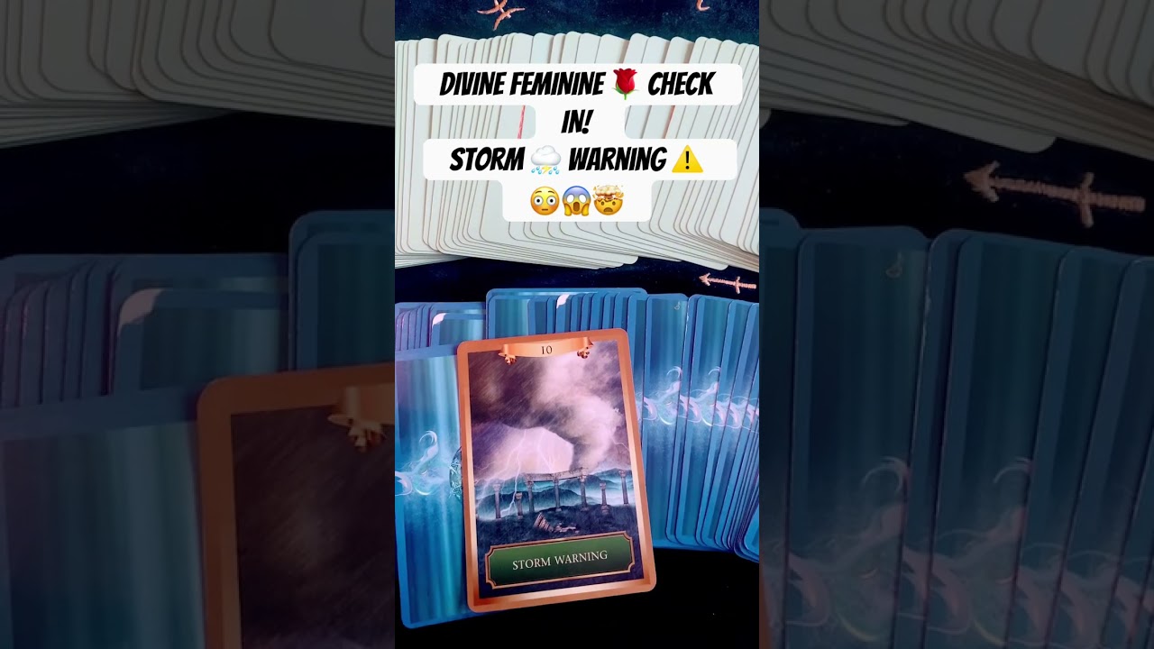 DIVINE FEMININE🌹STORM WARNING  ⛈️⚠️EXHAUSTION🥱 BURN OUT🫠..see part 2