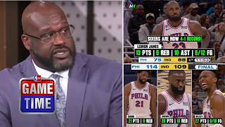 Information 76ers SILENCE Pacers - NBA GameTime reacts to LeBron & Maxey ERASE 13-Point deficit to STUN Indy Update