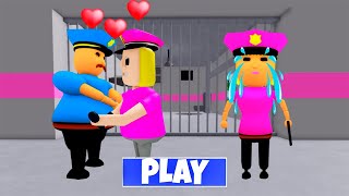 SECRET UPDATE | POLICE GIRL FALL IN LOVE WITH BORRIS? OBBY ROBLOX #roblox #obby