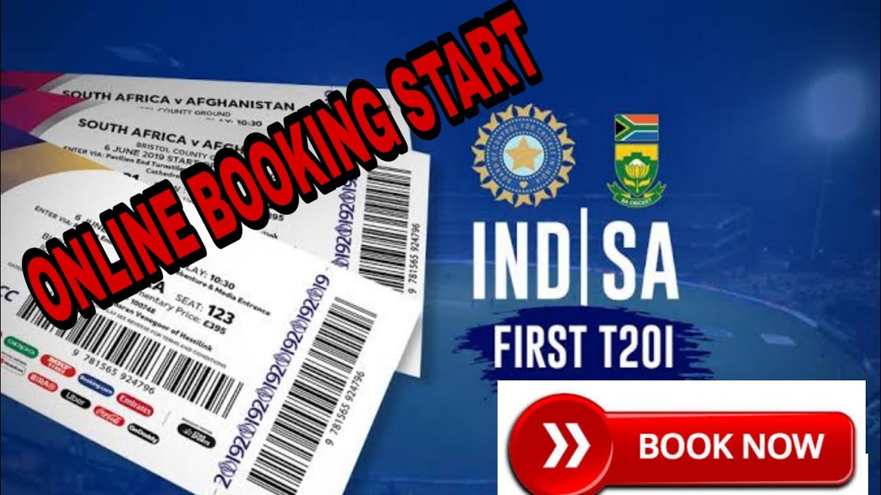 How to book online cricket tickets India vs South Africa T20 match