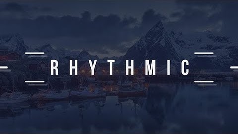 After Effects Template: Mono Rhythm Typography
