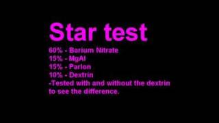 Startest - Green Stars, With And Without Dextrin