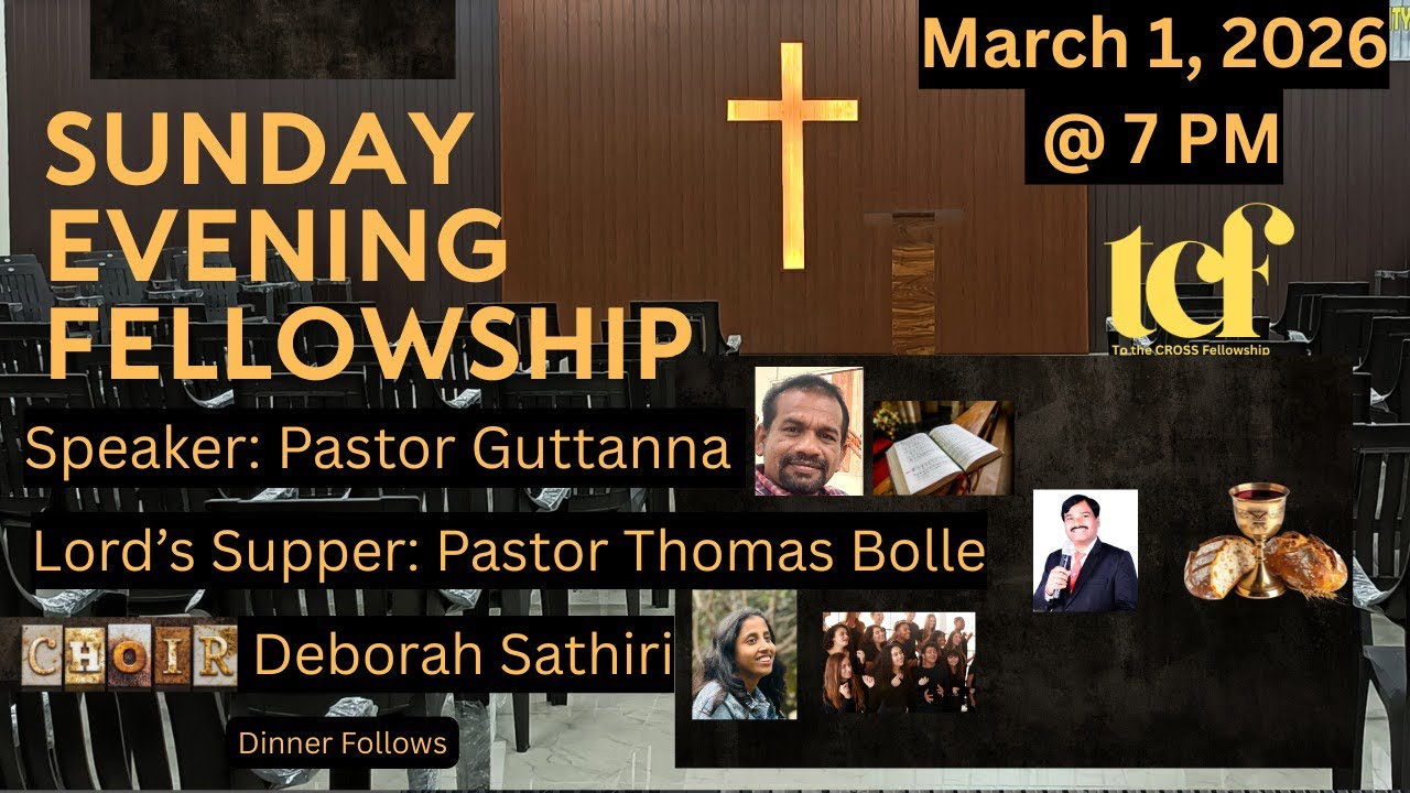 Sunday Service || To The Cross Fellowship || 1stMarch 2026